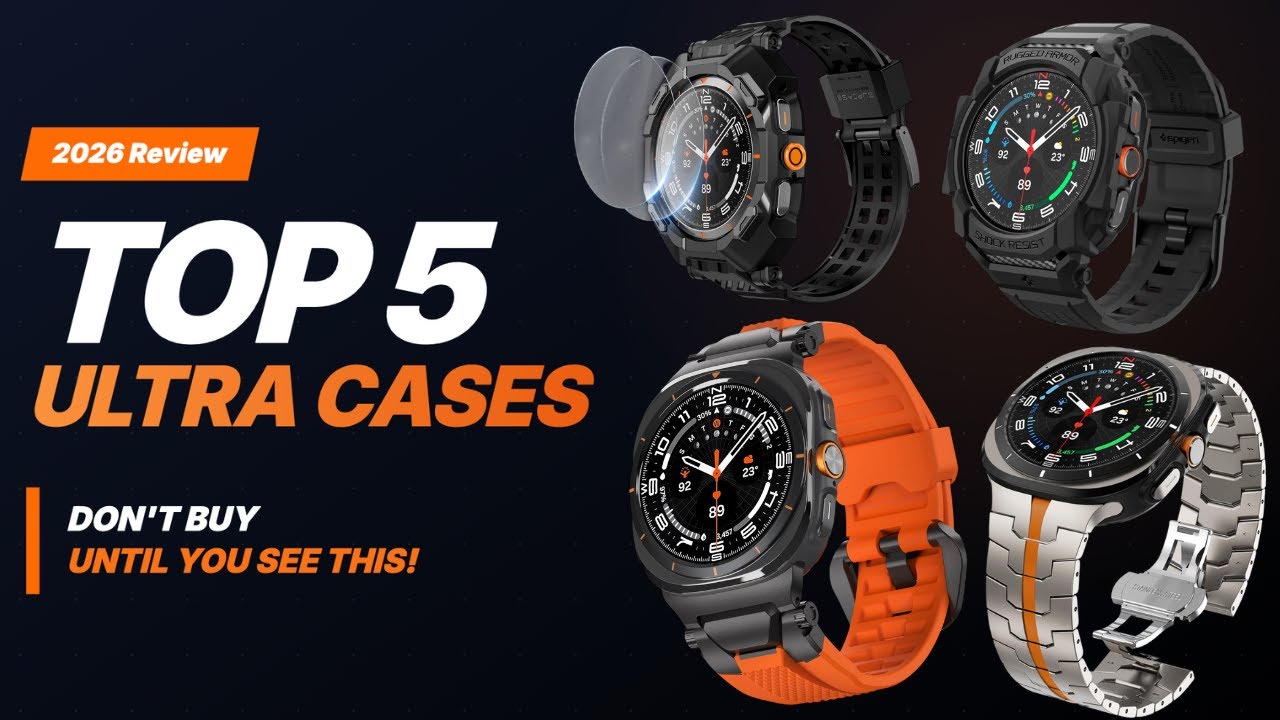 Топ-5 лучших чехлов для Samsung Galaxy Watch Ultra (прочные, спортивные и премиум-класса)