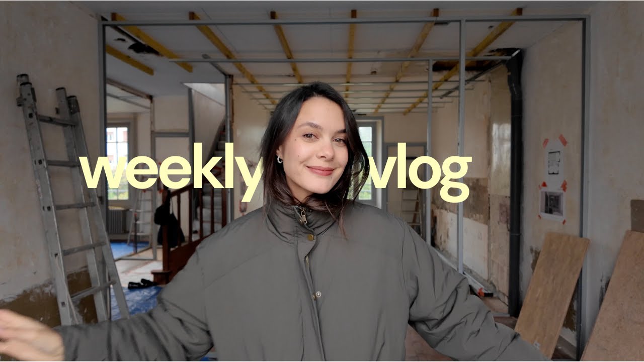 une semaine en décembre 🎄🏡 updates des travaux et la vie à Rennes 🩵 | weekly vlog