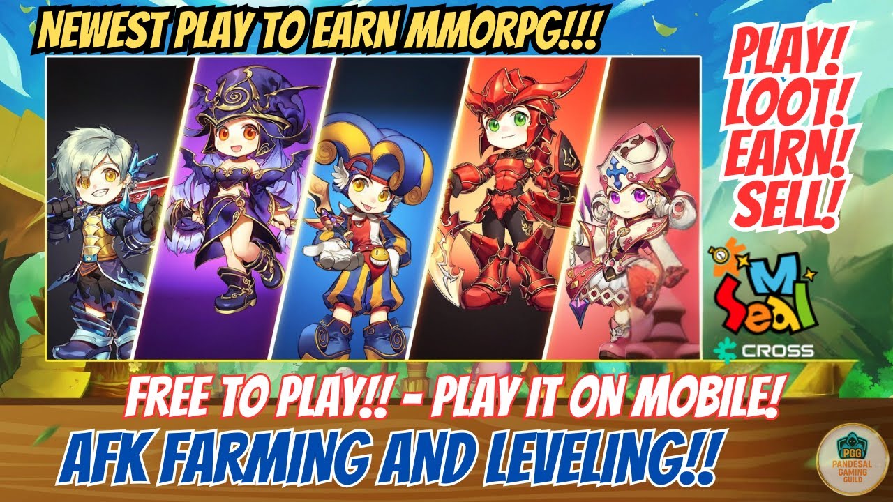 NEWEST PLAY 2 EARN MMORPG - AUTO FARMING AND LEVELING - FREE TO PLAY!!