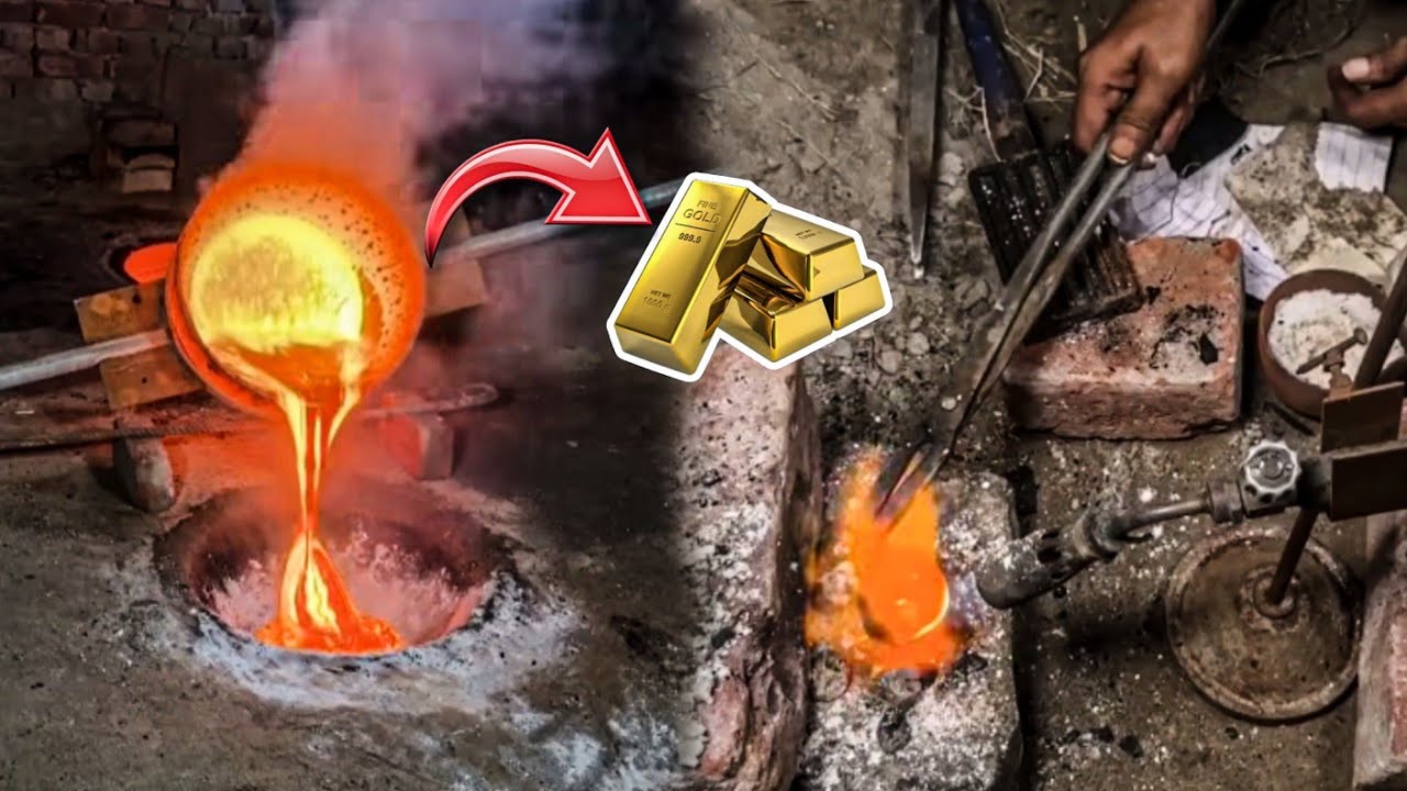 Extracting Pure Gold from Laptop Motherboards! Hidden Treasure in E-Waste Factory 