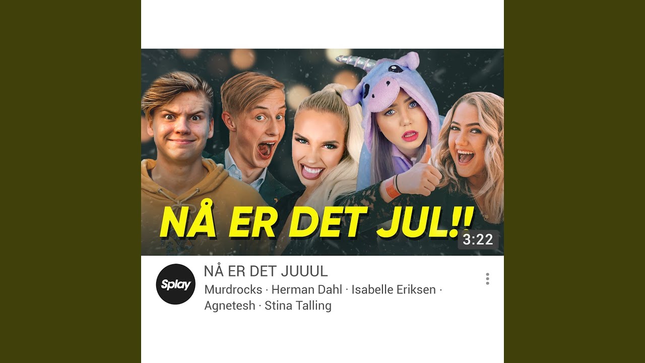 Nå er det jul
