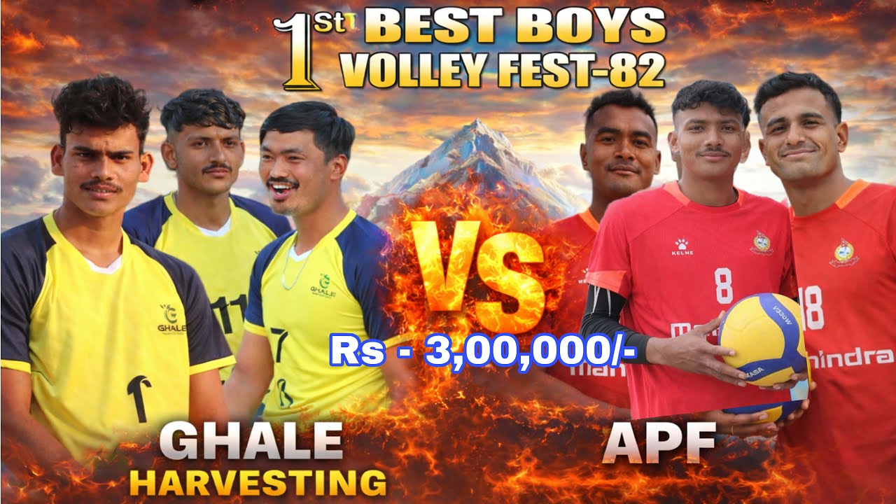 Big Final - APF vs Ghale Harvesting- 1st Best Boys Volley Fest 2082
