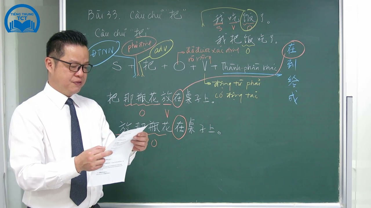 33. NGỮ PHÁP TIẾNG TRUNG - Câu chữ 把