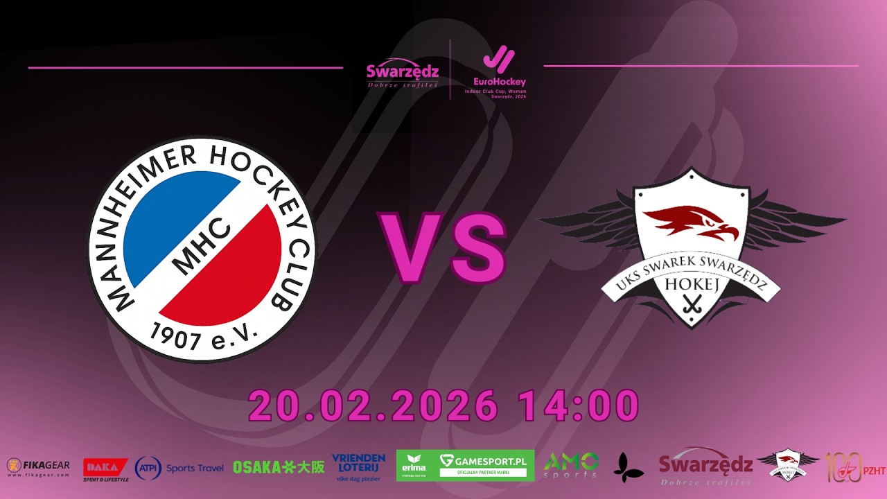Mannheimer HC - UKS Swarek Swarzędz | EuroHockey Indoor Club Cup Women 2026