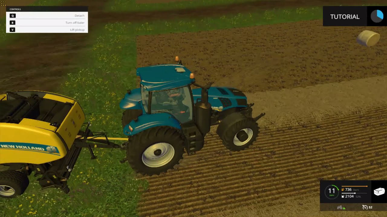 Farming Simulator 15 Samouczek #7 Prasowanie w bele