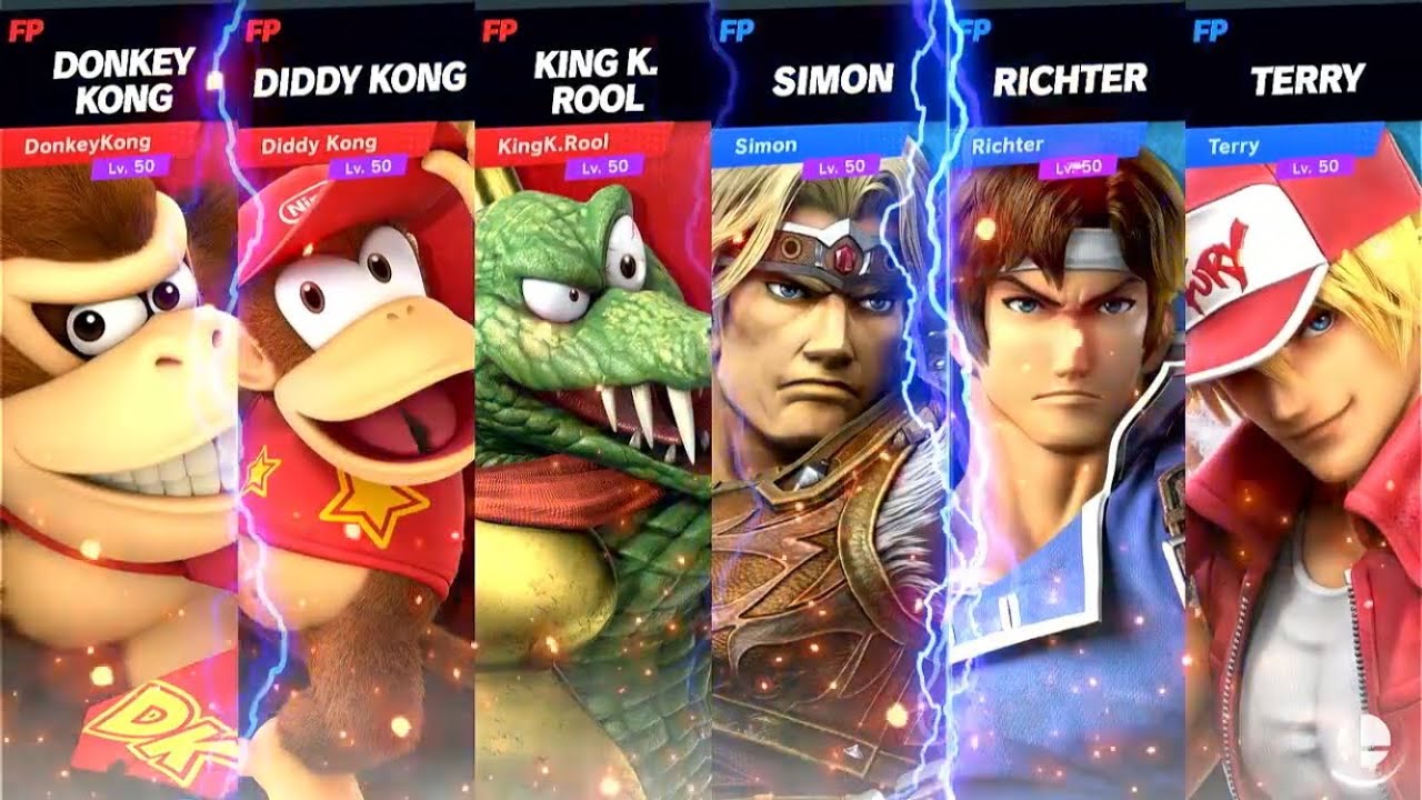 Super Smash Bros Ultimate Amiibo Fights Request Team Battle at Jungle Japes