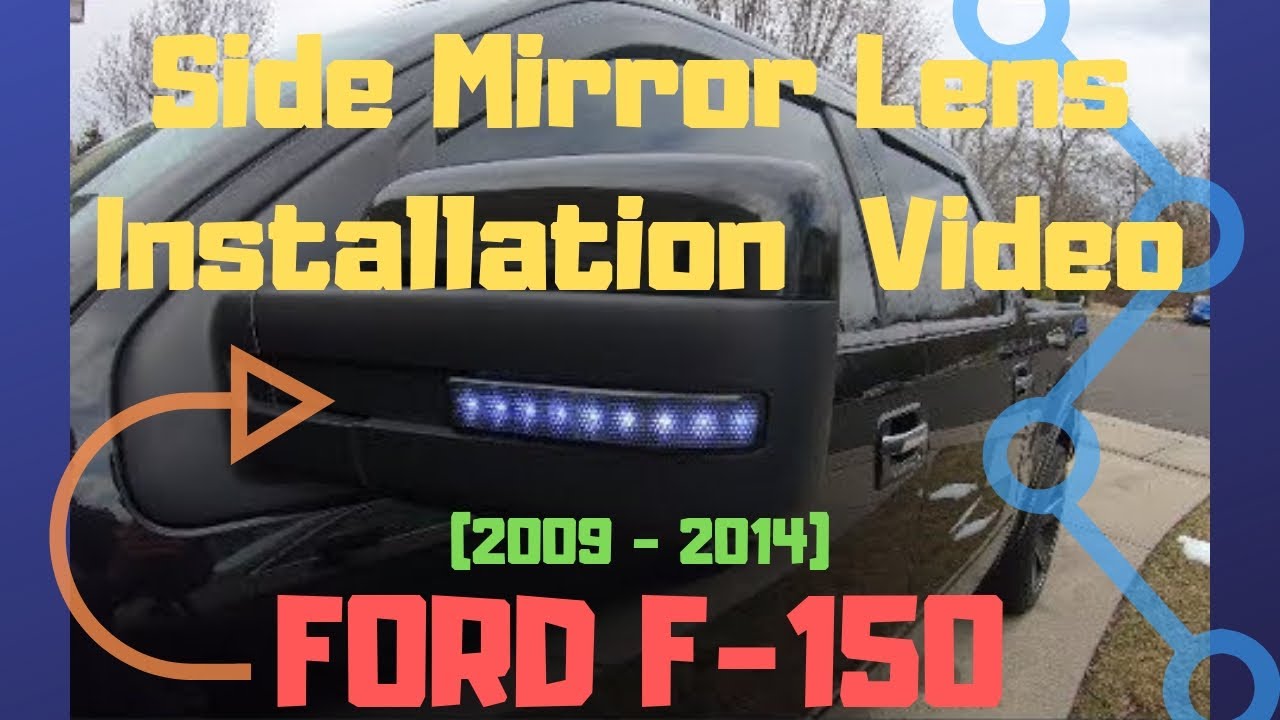 Как установить боковое зеркало заднего вида | FORD F150 | 2009-2014