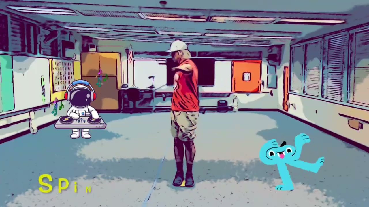PUMP THE FITNESS MONSTER! 💪 (Spin and Jump)