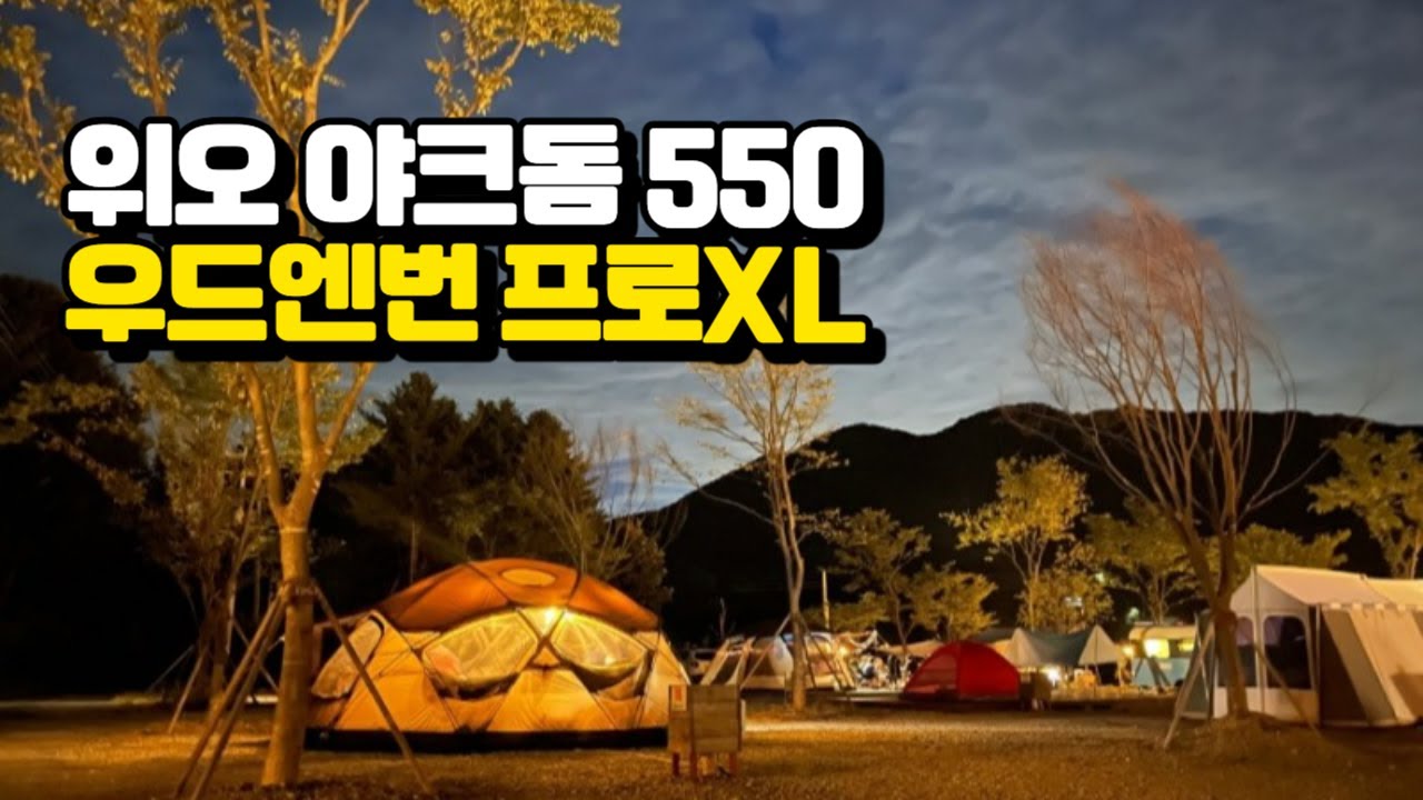 Winter Camping in WIO Yak Dome 550| Wood&rsquo;n Burn Pro XL Stove Adventure!ㅣ위오야크돔550 동계장박, 우드앤번프로XL