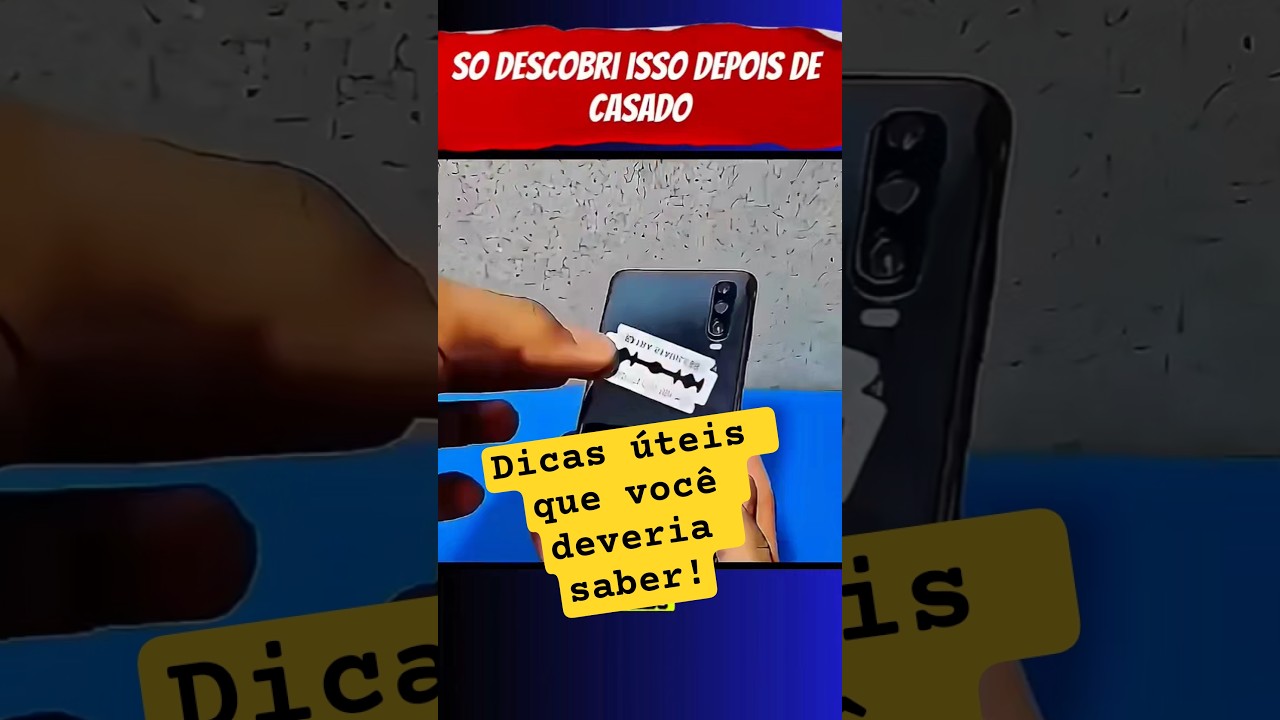 DICAS &Uacute;TEIS para o DIA A DIA que V&atilde;o FACILITAR a Sua Vida AGORA! 🧠✨ #shorts #youtubechannel #video