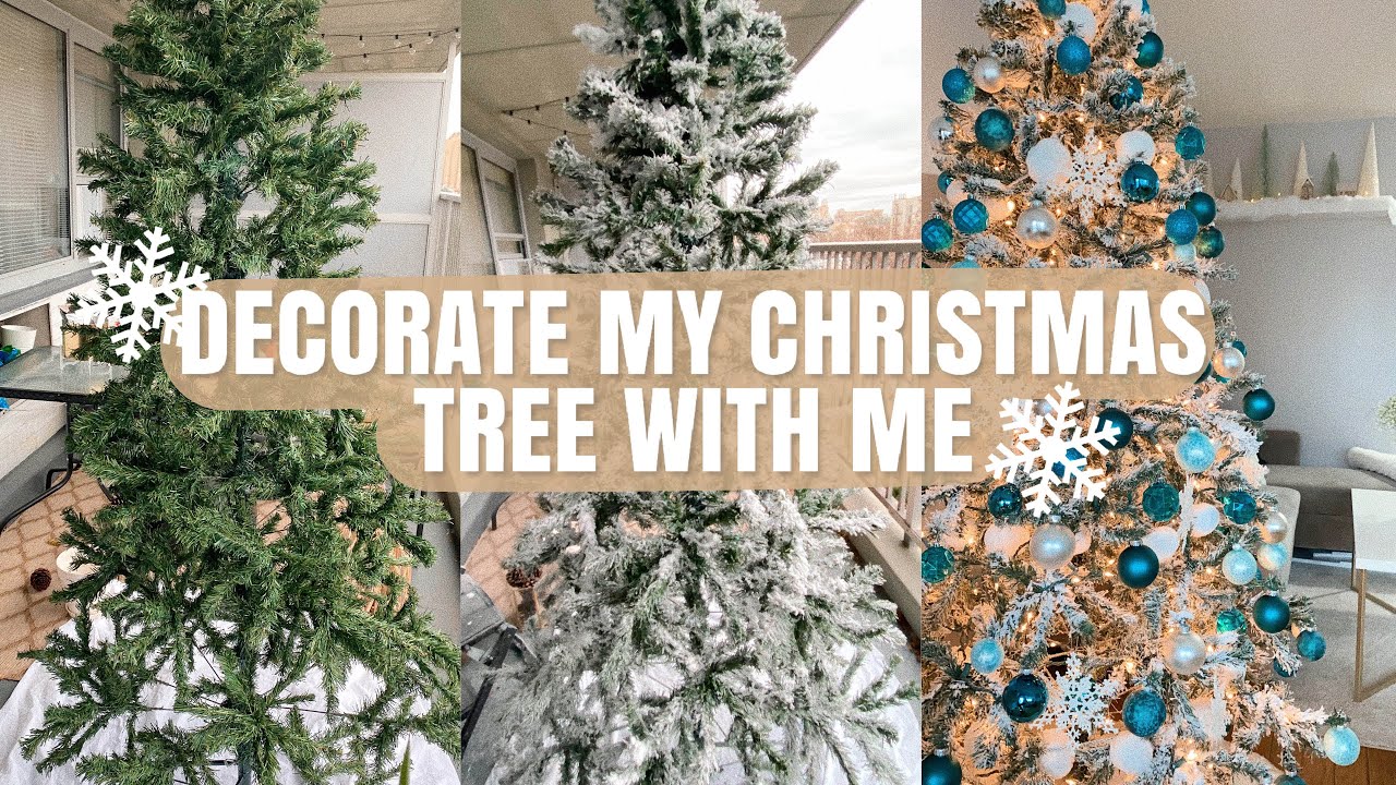 Christmas Tree 2019 | Decorate With Me + How I Flock My Tree 🎄