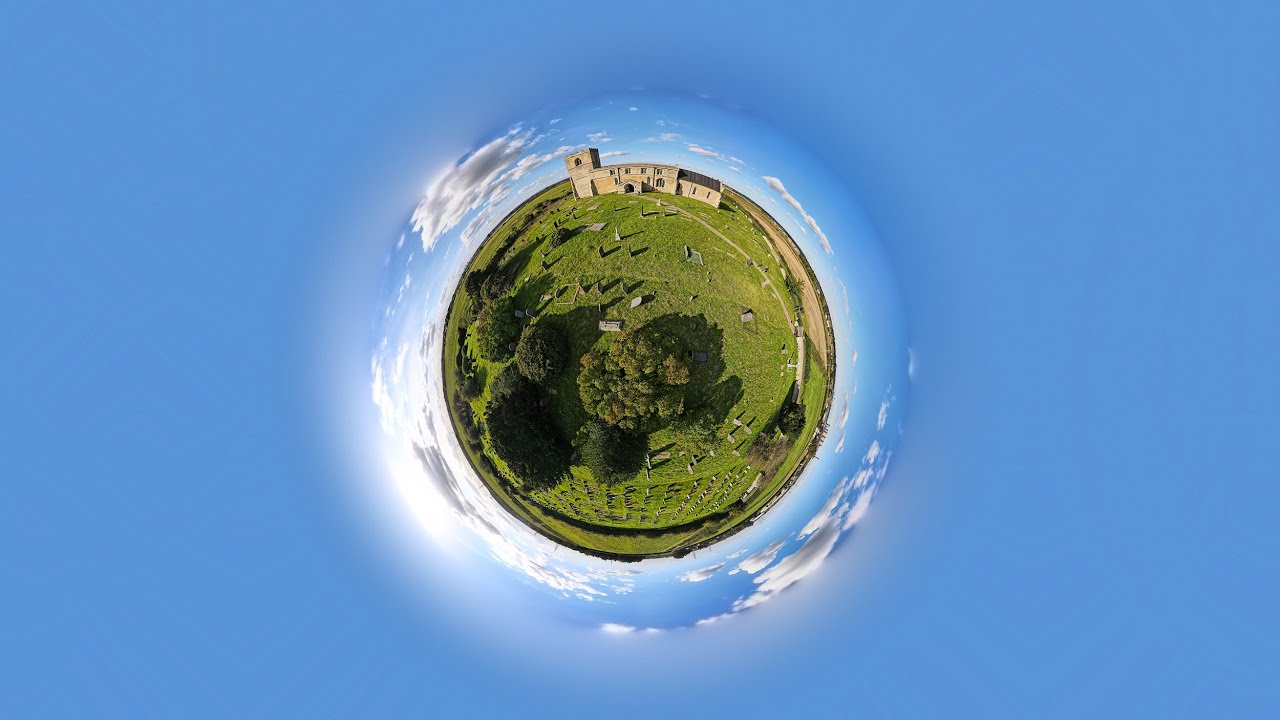 Creating a Tiny Planet photo on the DJI Mavic Air 2, using the sphere panoramic mode