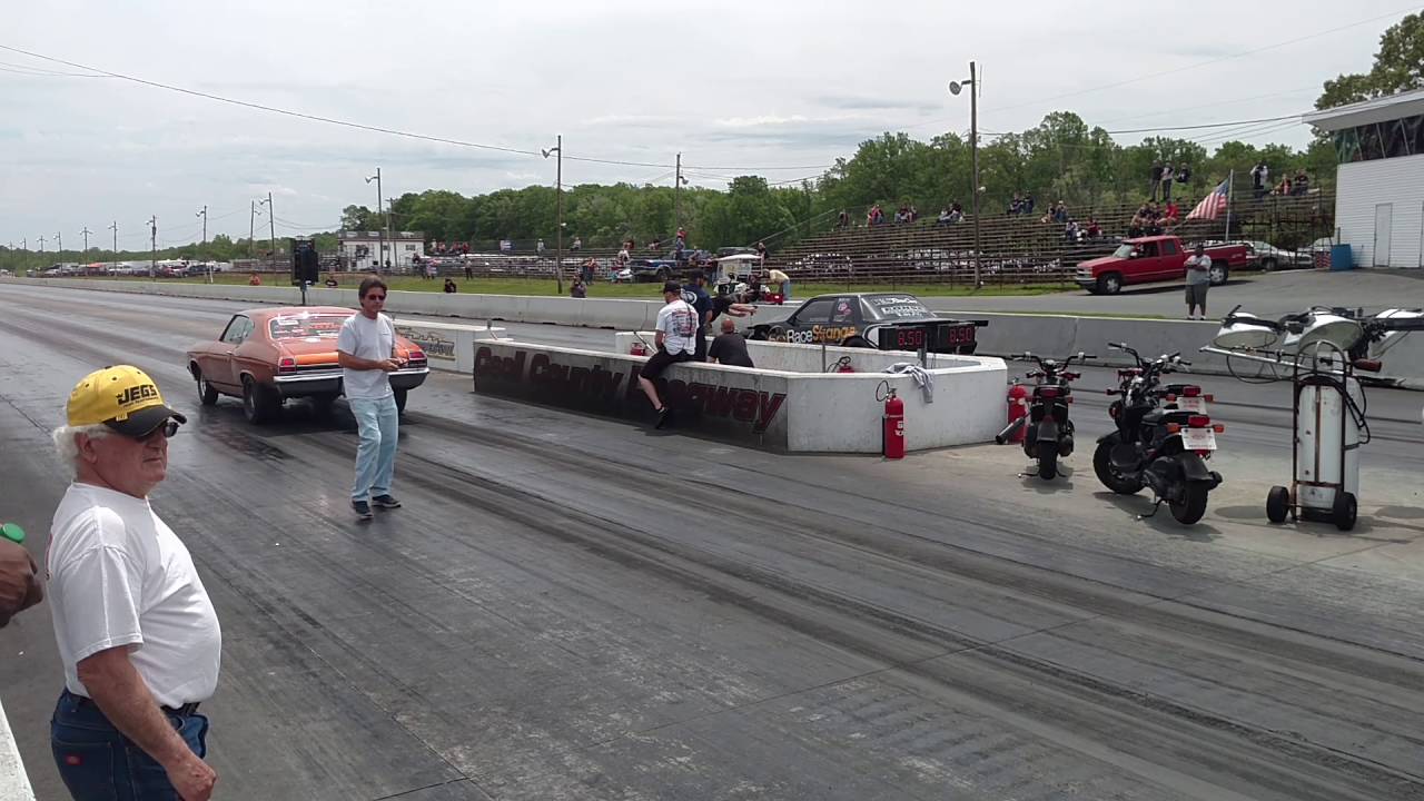 Fonse Performance Foxbody Mustang vs Outlaw Chevelle @ Cecil County Dragway