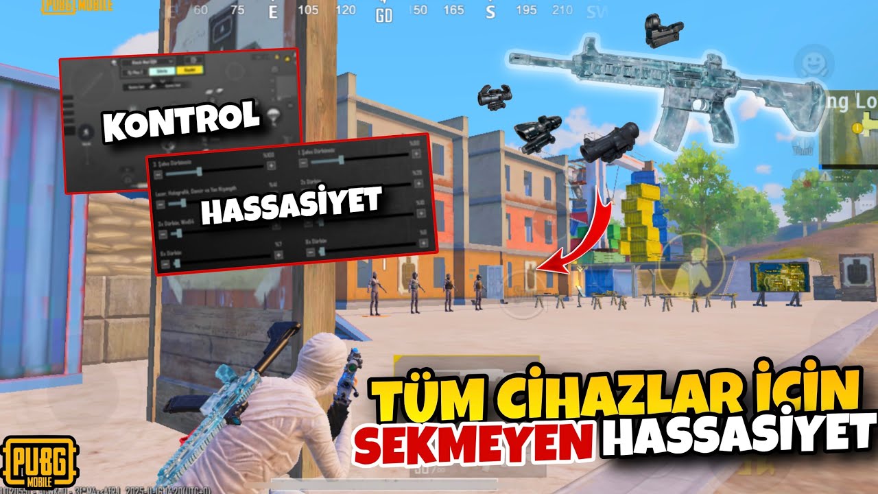HASSASİYET & KONTROL KODU / İP GİBİ SPREY EFSANE TAKTİKLER - PUBG Mobile