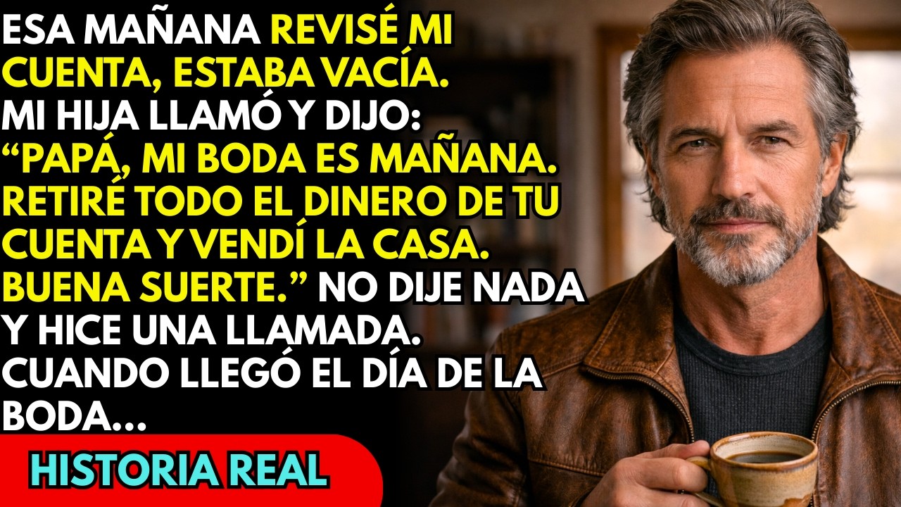 Mi hija vació mi cuenta bancaria y vendió mi casa para su boda… pero no sabía que yo… 😳