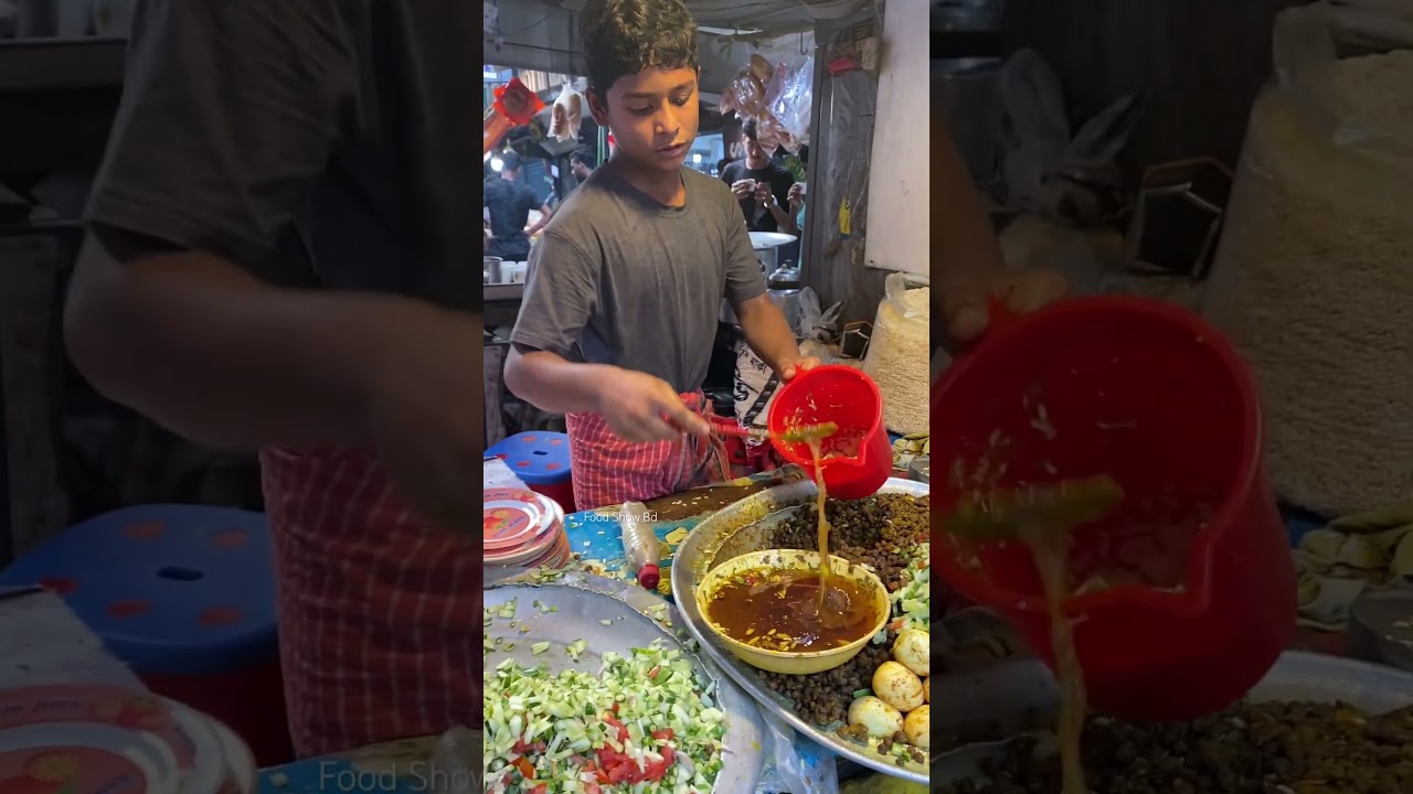 10 years Old Boy Selling King Of Jhal muri 😋😱 #shorts