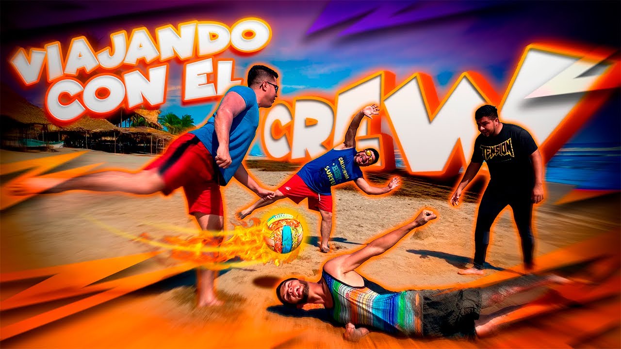 😎UN DIA EN LA PLAYA CON EL CREW RETOJORJAIS⚽