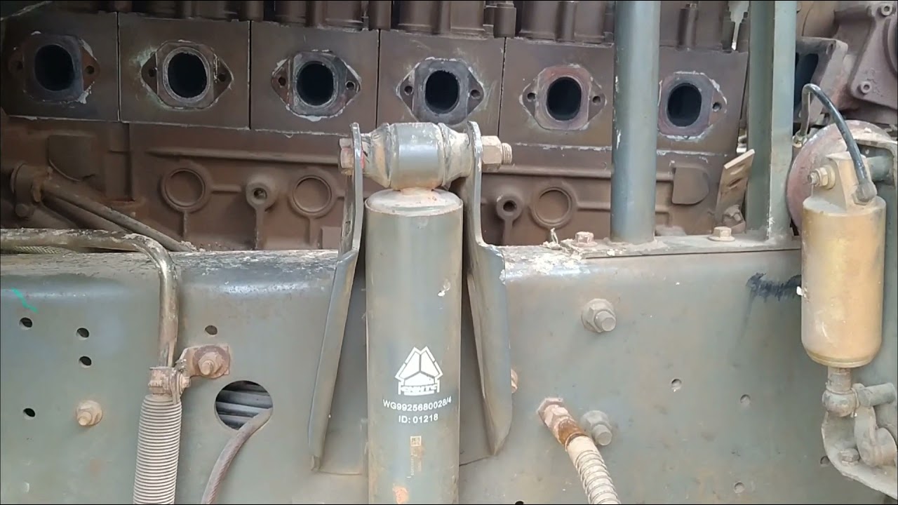 howo 371 check engine white smoke (fogging)