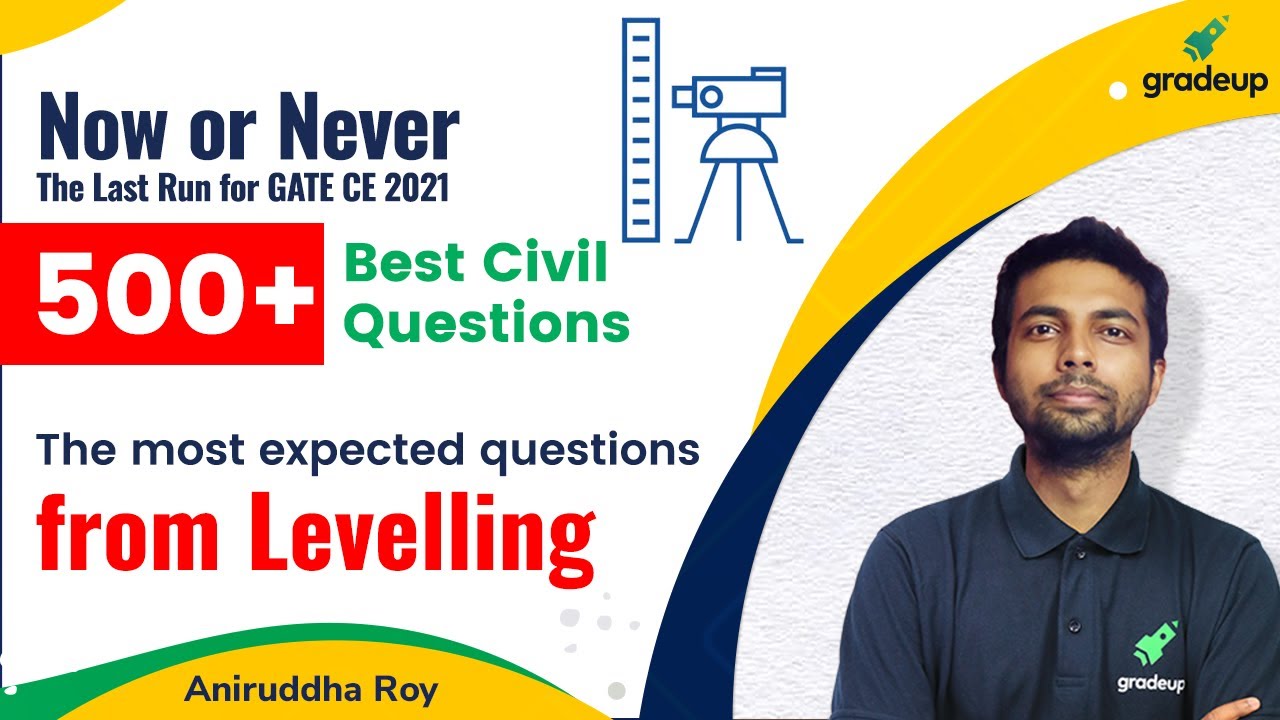 Levelling | Surveying | GATE CIVIL 2021 | Aniruddha Roy | Gradeup