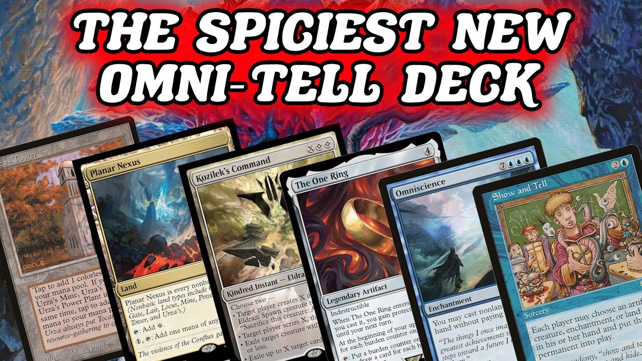 THE SPICIEST NEW OMNI-TELL DECK! Legacy Monoblue Show and Tell Combo MTG