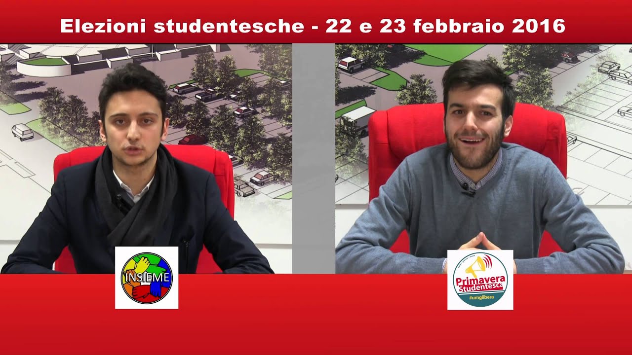 ELEZIONI STUDENTESCHE UMG 22 E 23 FEBBRAIO - INTERVISTA