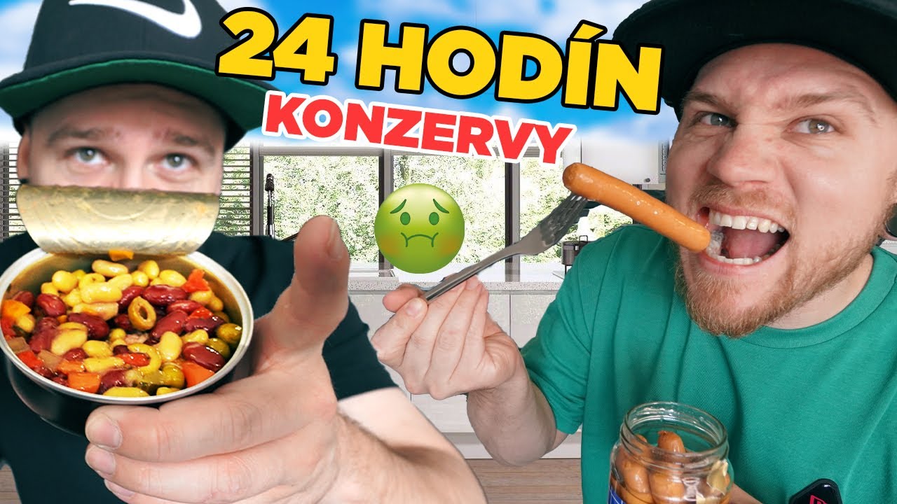 24 HODÍN musím JESŤ IBA jedlo z KONZERVY! *nechutné*