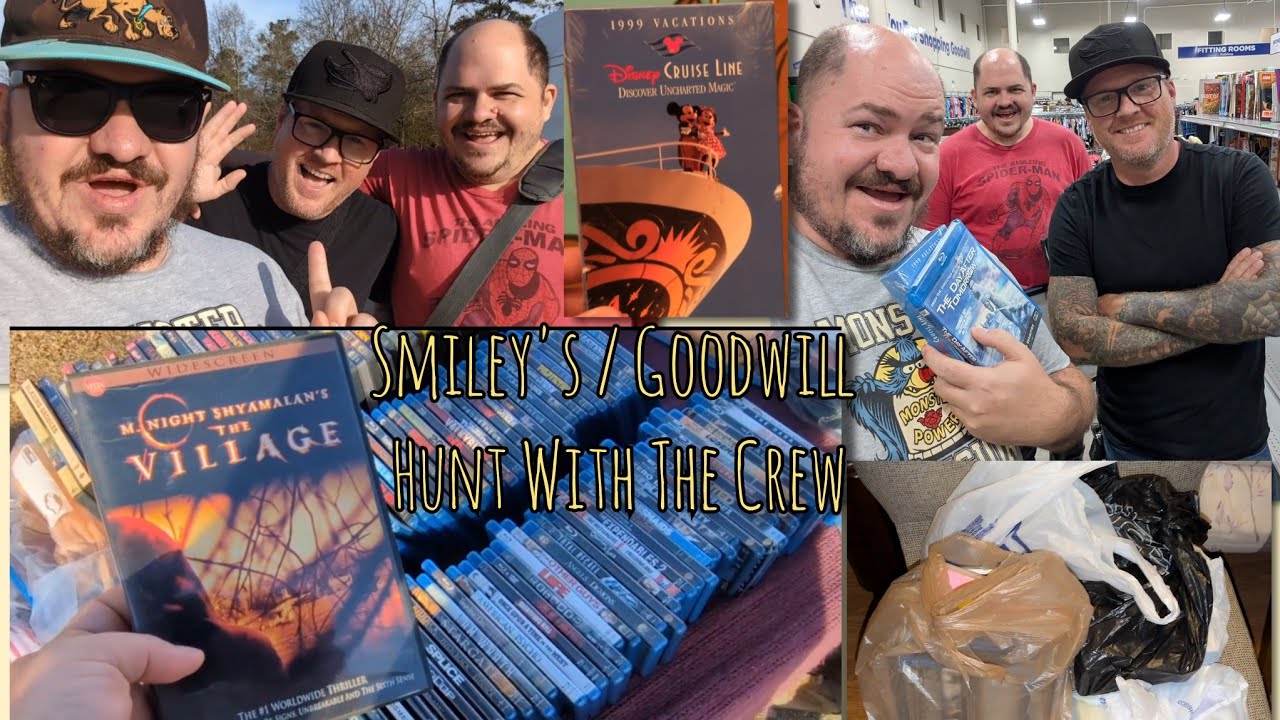 Finding One Dollar Blurays At Smiley's + Disney Cruise Line VHS At Goodwill With The Crew 