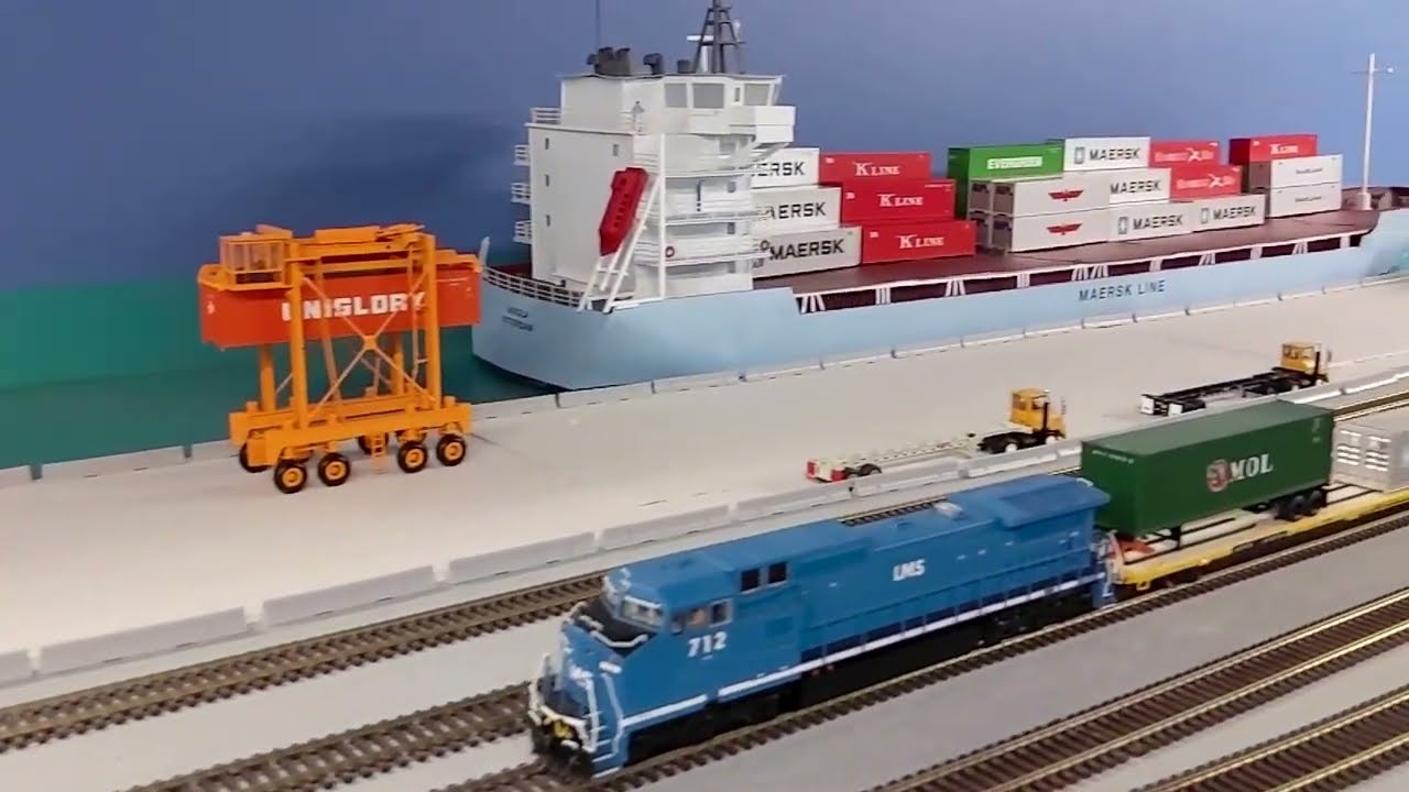 HO scale Intermodal layout 2022 Part 1