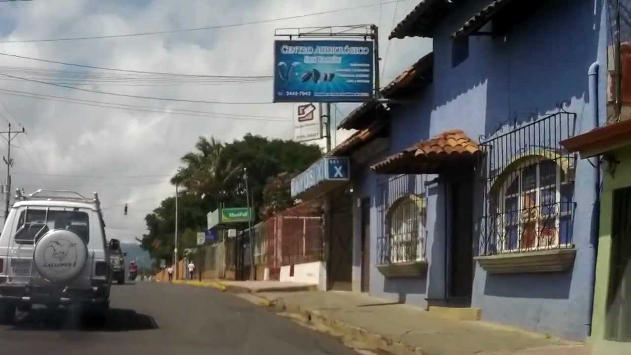 Driving through San Ramon, Costa Rica HD