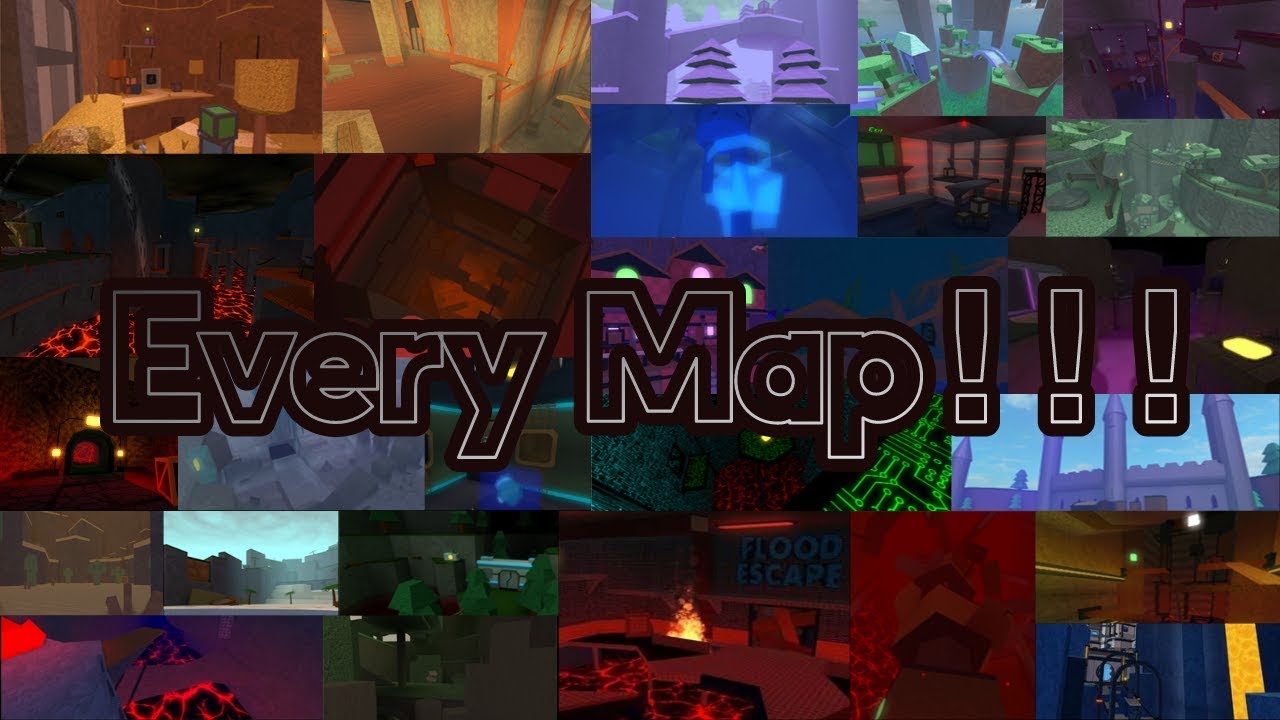 HOW TO BEAT EVERY MAP IN FLOOD ESCAPE 2 (2019)(SOLO)