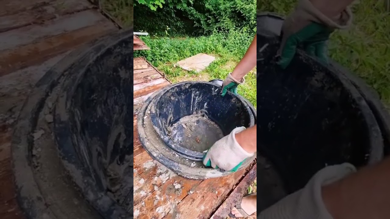 Jak zrobić duże betonowe donice #ogrodnictwo #donice #zr&oacute;btosam #diy #diyprojects #beton #doniczki