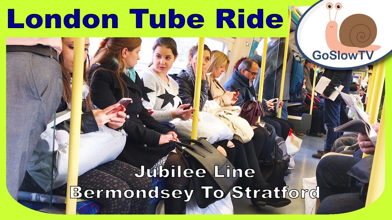 London Underground Tube Ride | Bermondsey To Stratford | Jubilee Line | Slow TV | Episode 160 (2018)