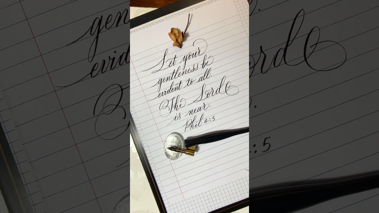Phil 4.5 #jesus #bibleverse #bible #calligraphy #handwriting
