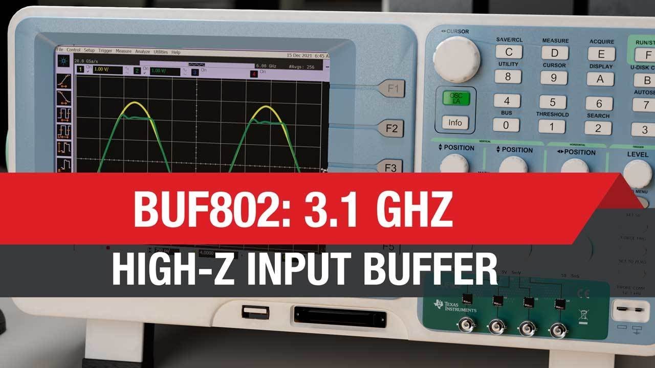 BUF802: Wide-bandwidth, high-input impedance JFET buffer
