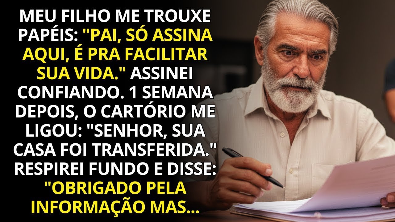 Meu Filho Me Fez Assinar Papéis: 