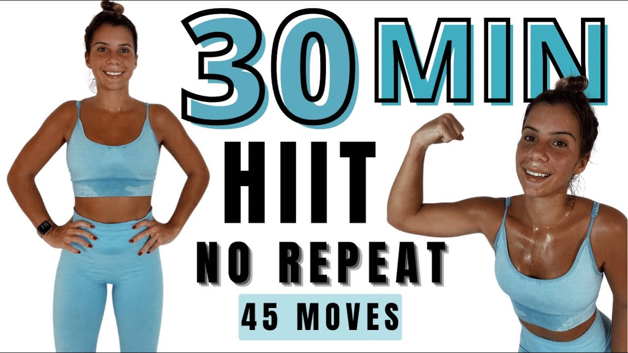 30 минут без повторений HIIT-тренировок! Вернитесь в форму с этой тренировкой! СЖИГАНИЕ ВСЕГО ТЕЛА🔥