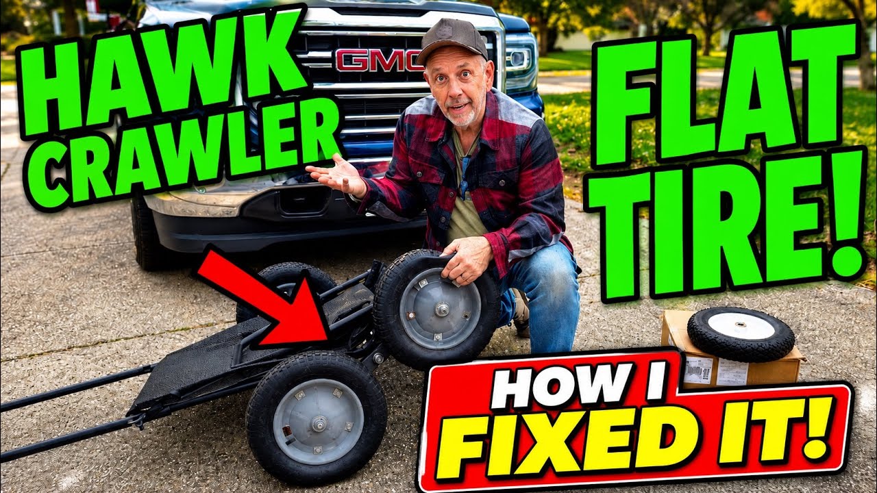 I Upgraded My HAWK Crawler Deer Cart with Flat-free Tires and It's a GAME CHANGER!