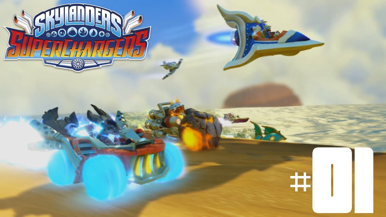Skylanders SuperChargers Wii U -- Part 1: The Rift to Skylands (Chapters 1-4)