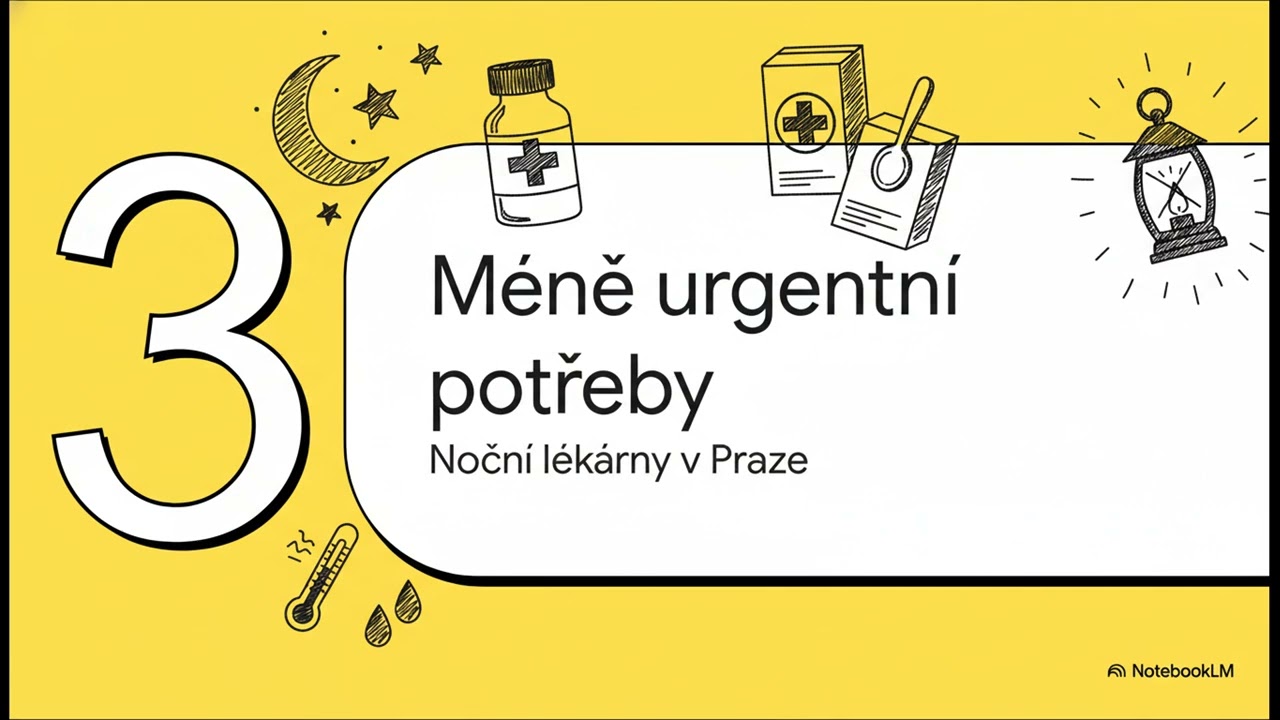 Lékařská pomoc v noční Praze