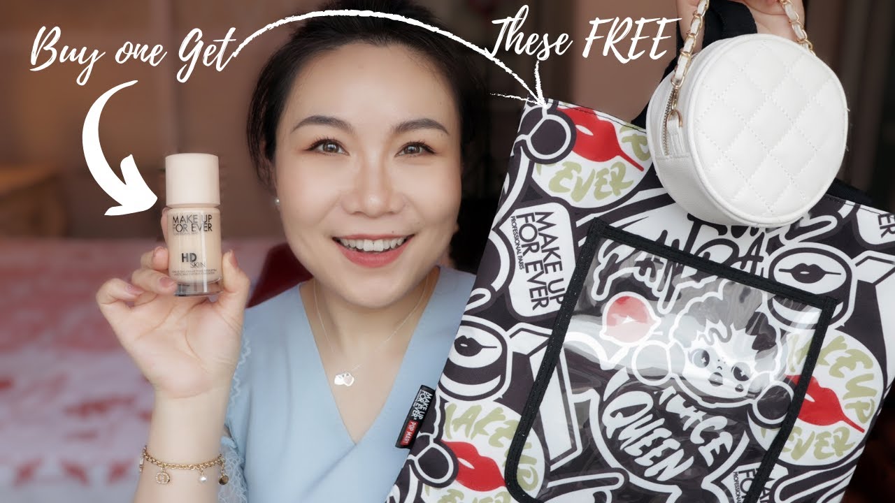 MAKEUP FOREVER New Skin Foundation 9hrs Test | Buy 1 Foundation Get 2 Bags and 2 Free Items