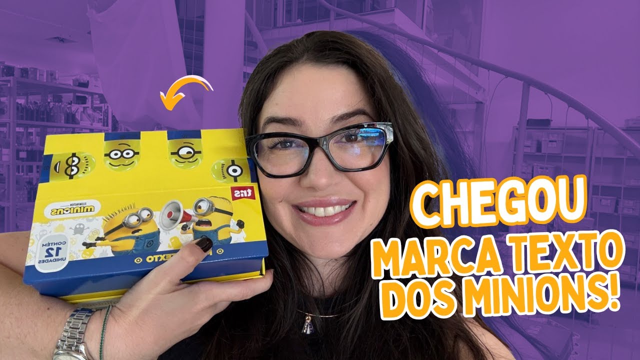 MARCA TEXTO DE JO&Atilde;O BOBO DOS MINIONS E REPOSI&Ccedil;&Otilde;ES E NOVIDADES NO SITE DA PAPELARIA UNIC&Oacute;RNIO!