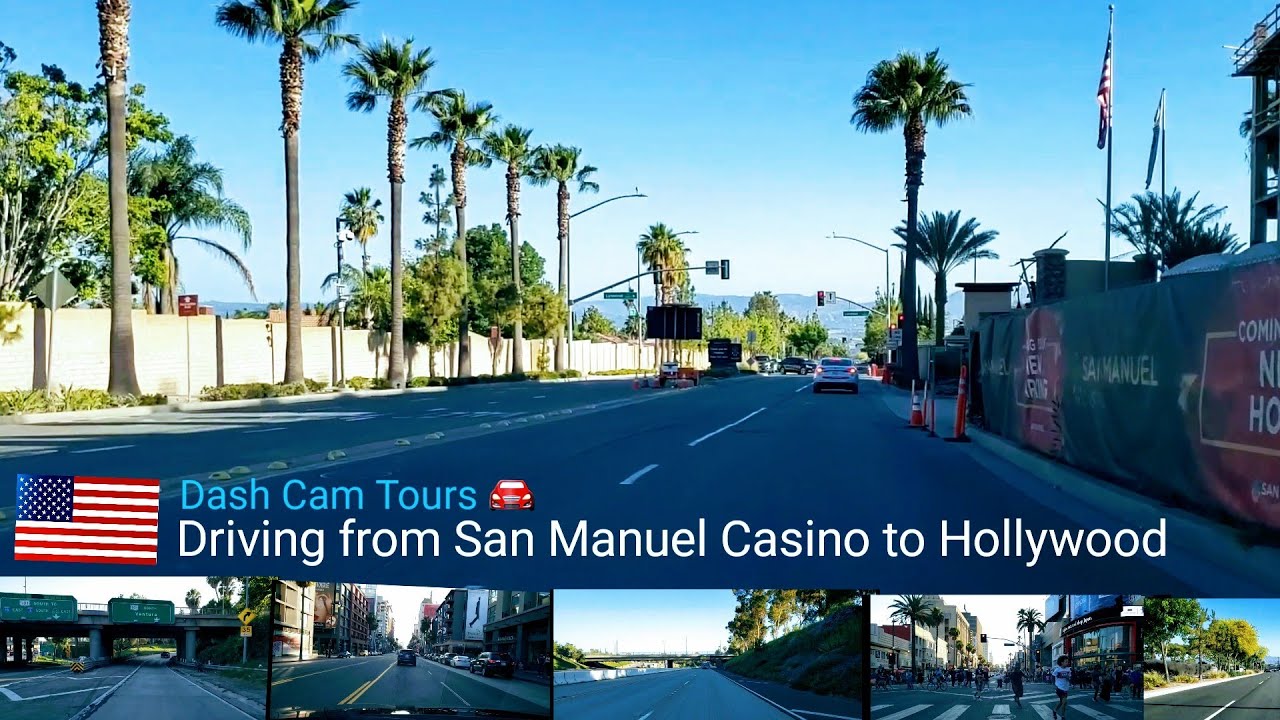 Dash  Cam  Tours 🚘 Driving from San Manuel Casino to Hollywood Boulevard