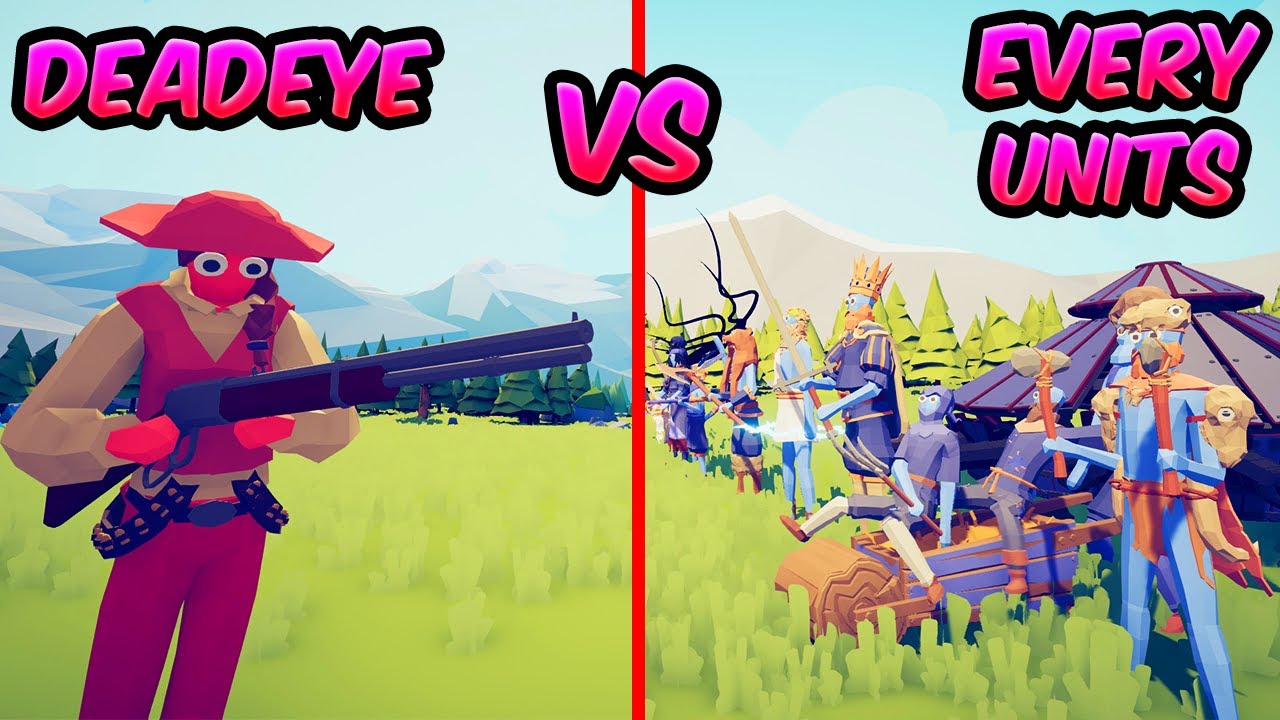 DEADEYE VS EVERY UNİTS ⚔️😱😱| TABS - Totally Accurate Battle Simulator