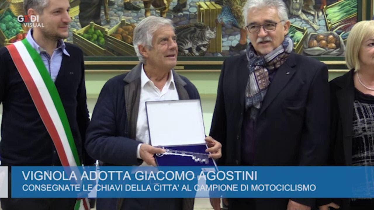 Vignola, Giacomo Agostini mito del motociclismo è un 