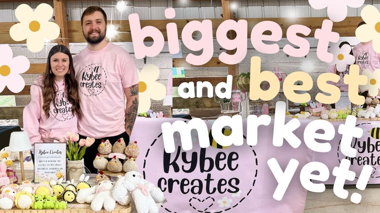 How Much $$ Did I Make?! ✨Market Results, Crochet Bestsellers, Booth Display & Last Minute Prep!