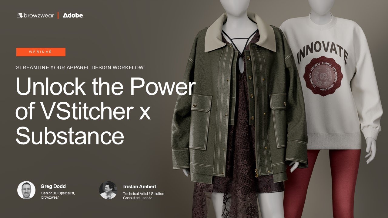 VStitcher and Adobe Substance 3D Webinar