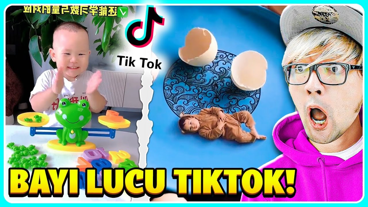 BANG CUPU REAKSI VIDEO TIKTOK LUCU!! BAYI IQ 1000