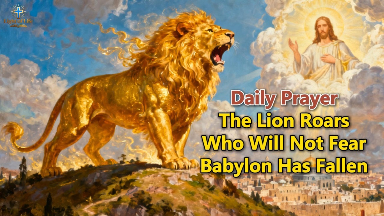 Daily Prayer: The Lion Roars, Who Will Not Fear? Babylon Has Fallen! -  March 2, 2026