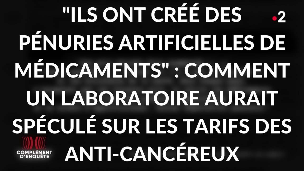 Complément d'enquête. Pénuries de médicaments: à quoi jouent les labos ? / Extrait #2