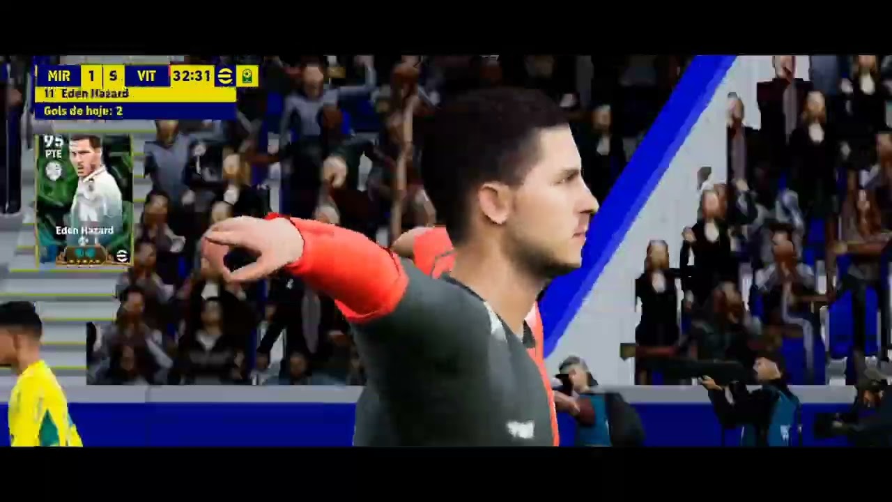 Primeira vez jogando é futebol